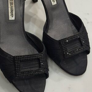 Manolo Blahnik black heels size 7,5
